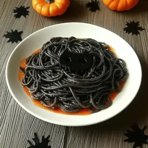 Spooky Black Spaghetti
