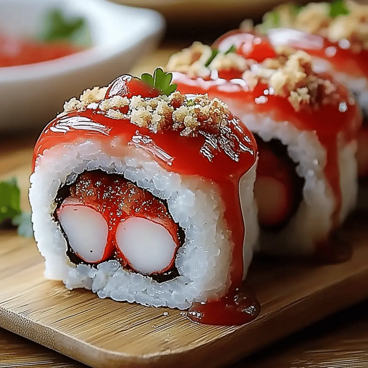 Strawberry Shortcake Sushi Roll