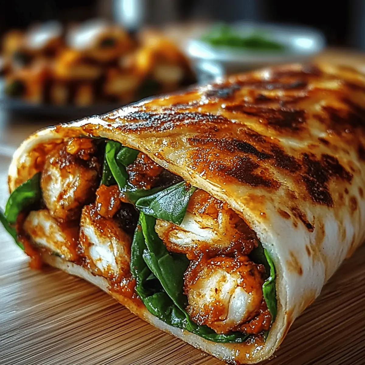 Sweet Chili Chicken Wraps