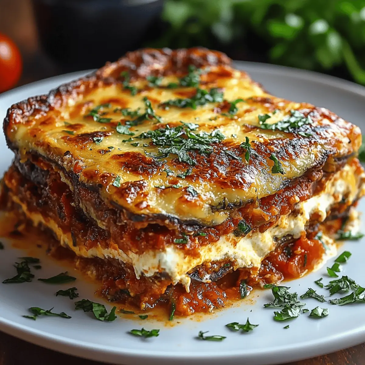 Vegetarian Eggplant Lasagna