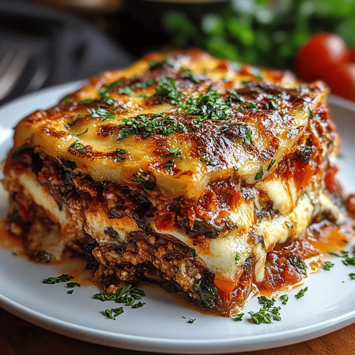 Vegetarian Eggplant Lasagna