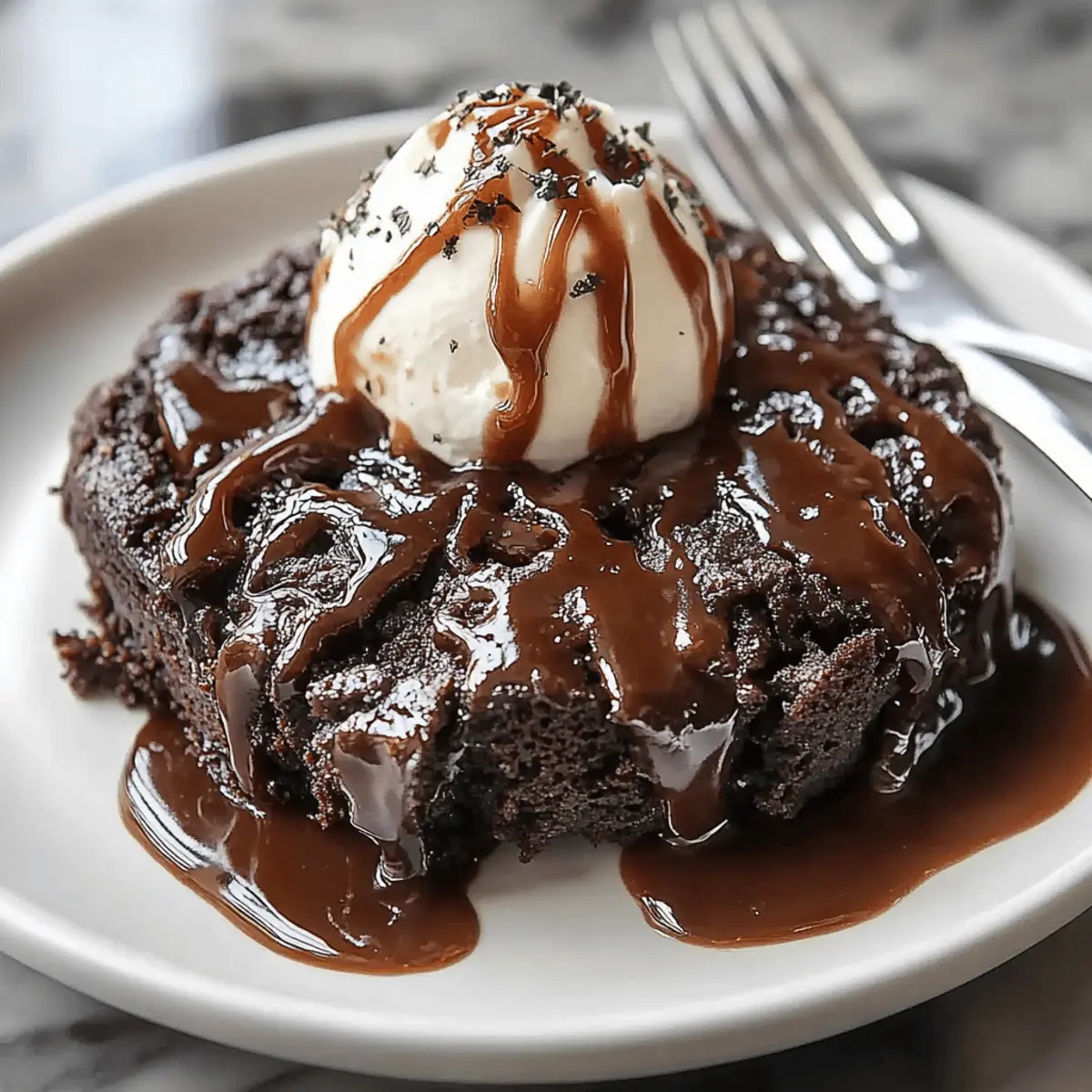 Crockpot Chocolate Lava Cake