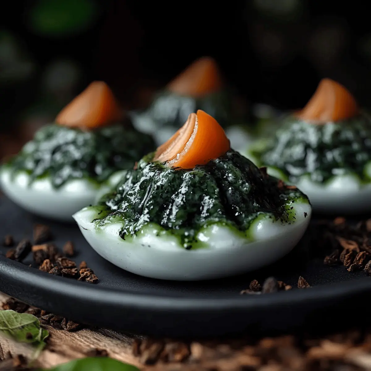 Halloween Deviled Eggs