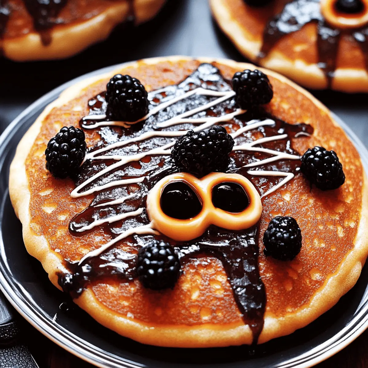 Spider Pancakes