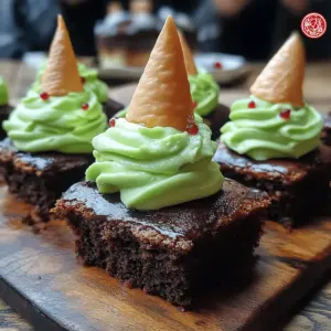 Wicked Witch Hat Brownies