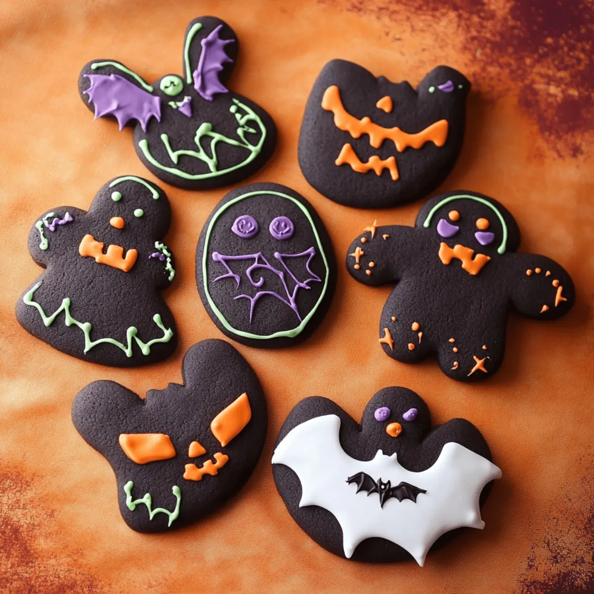 Halloween Decorated Cookies