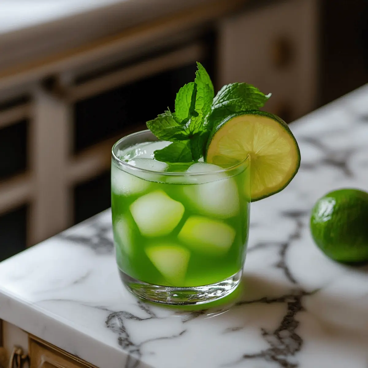 Goblin Green Punch Mocktail