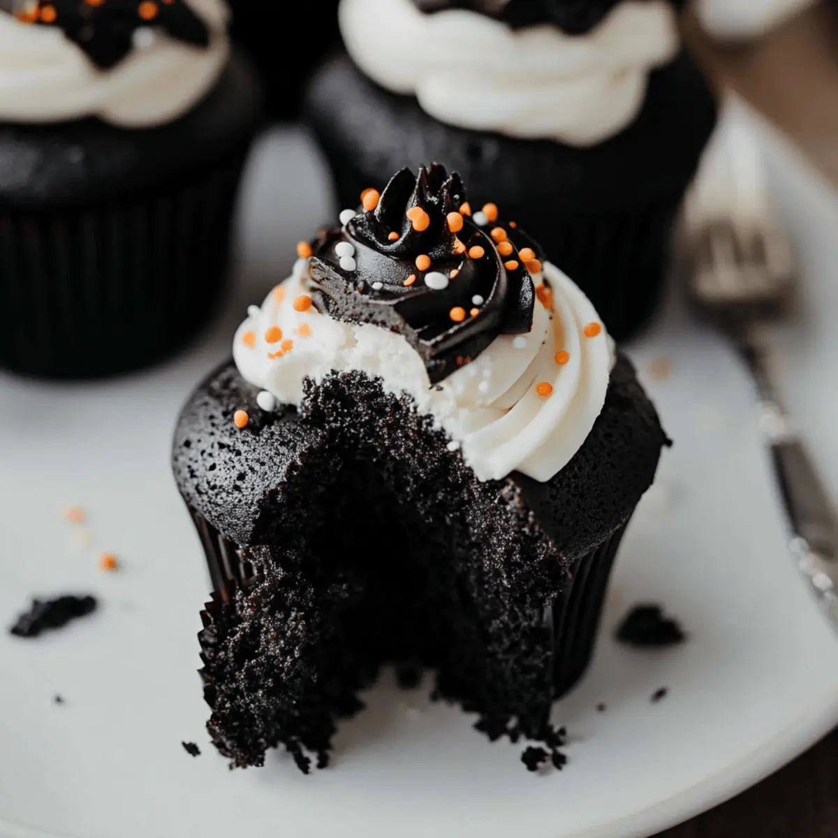 Black Velvet Cupcakes