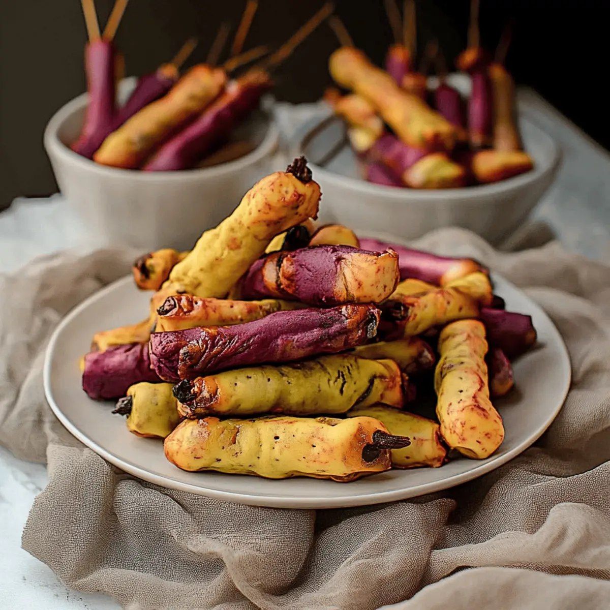 Creepy Witch Finger Cookies
