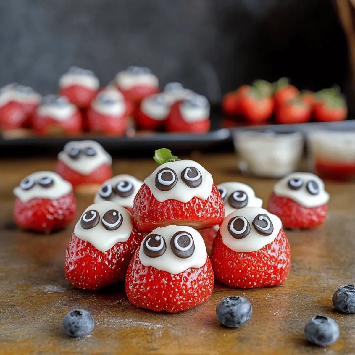 Strawberry Halloween Monsters