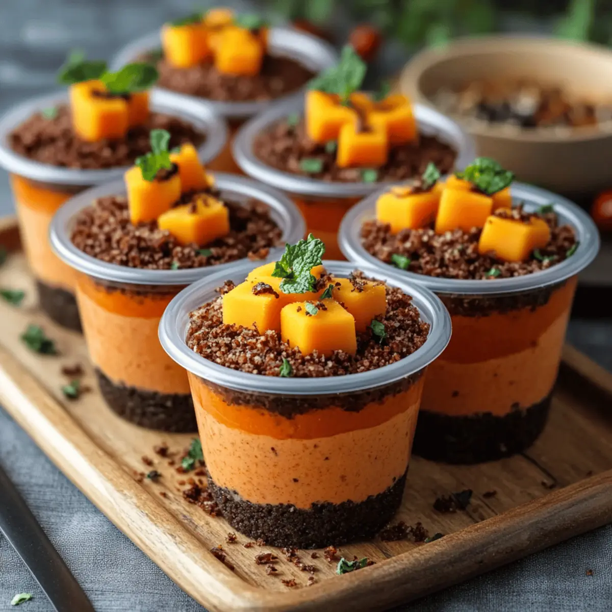 Pumpkin Patch Dirt Cups