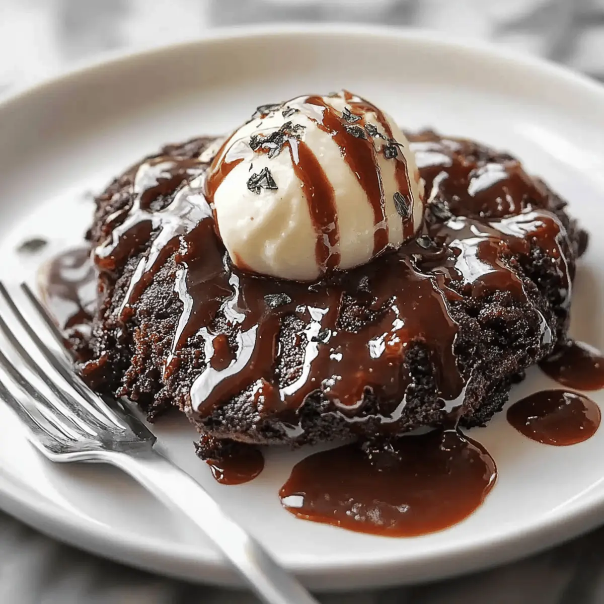 Crockpot Chocolate Lava Cake
