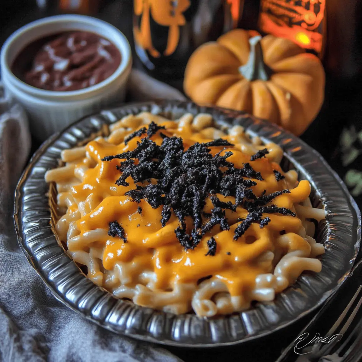 Halloween Pumpkin Ale Mac and Cheese