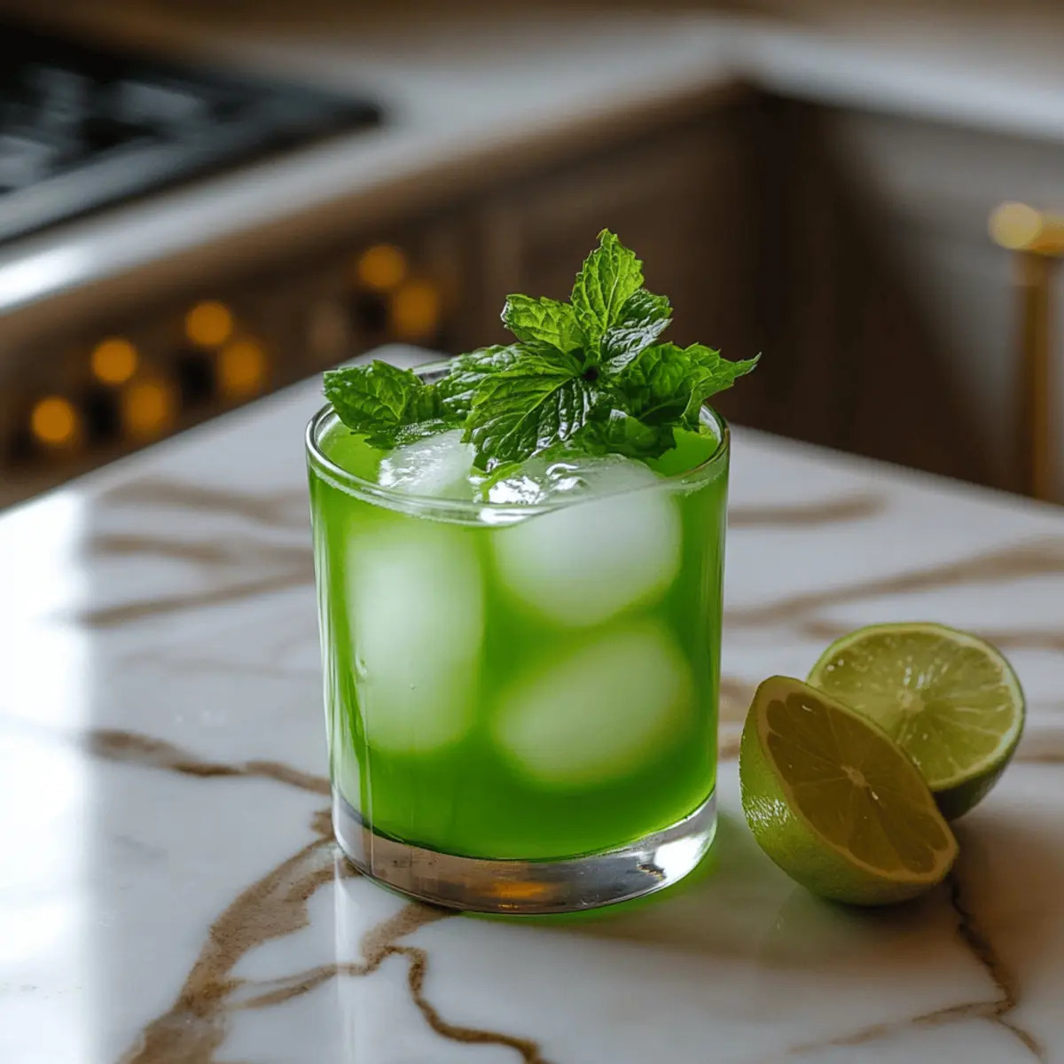Goblin Green Punch Mocktail