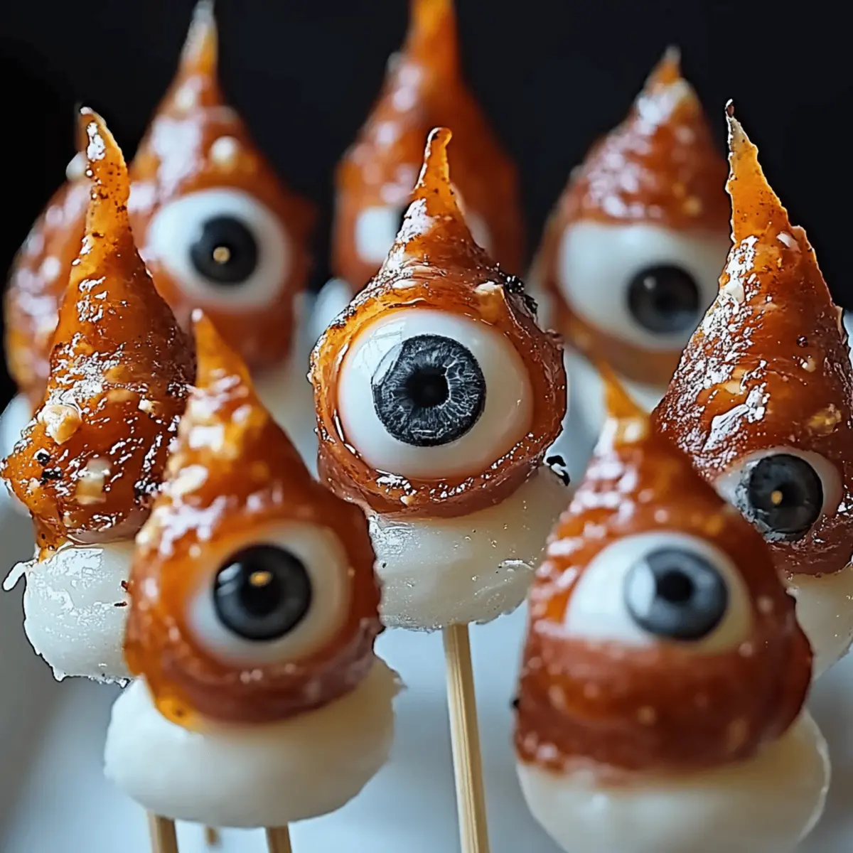 Salami Mozzarella Eyeballs