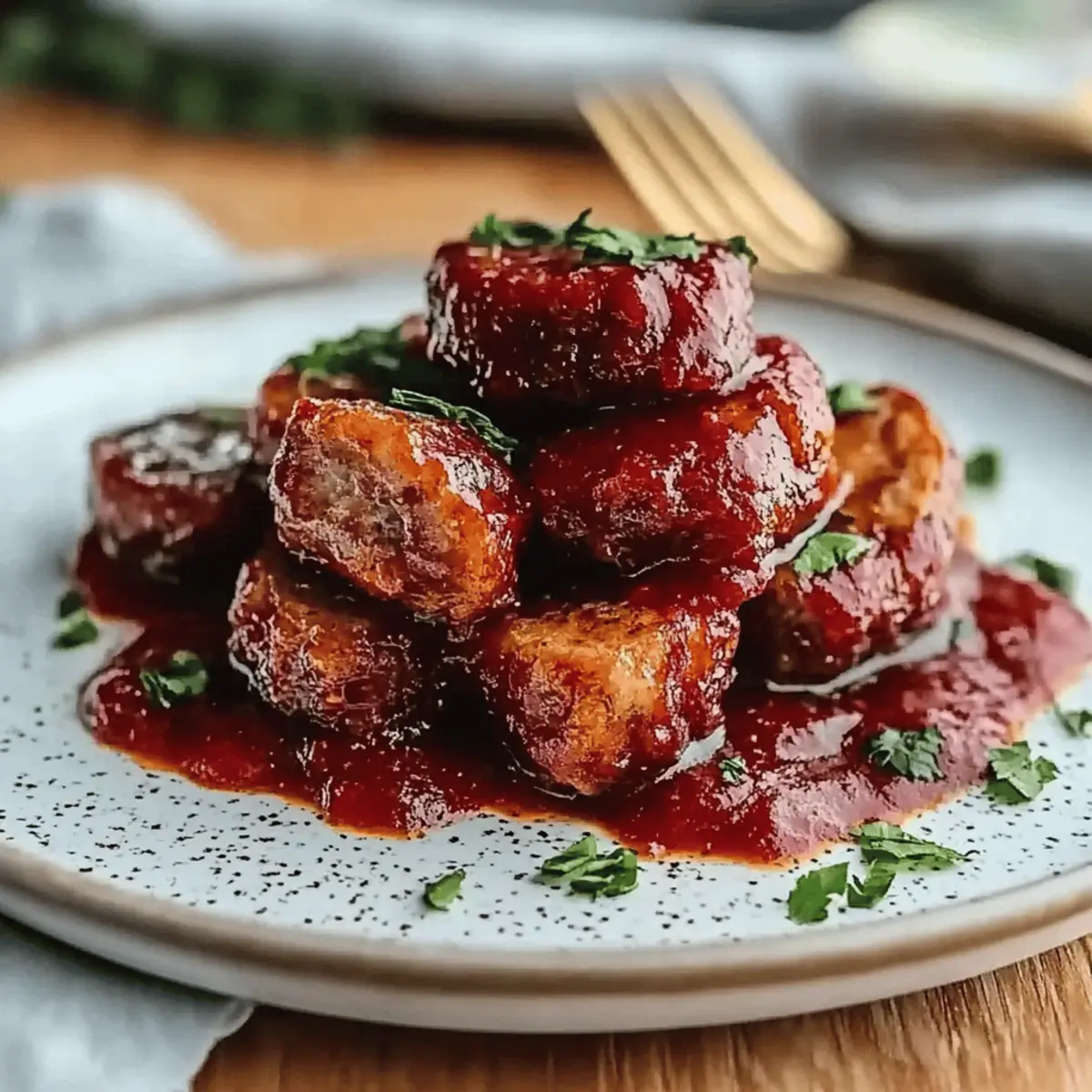 Cranberry Sauce Meatballs