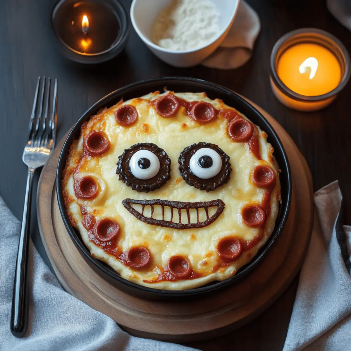 Monster Mash Pizza Dip