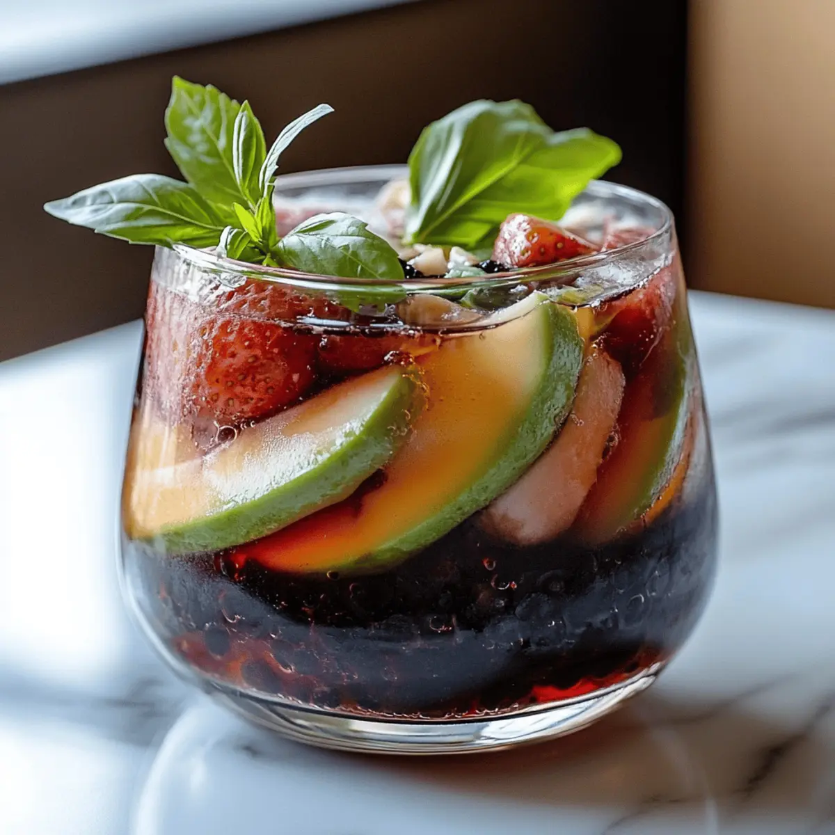 Blackberry Basil Blast Mocktail
