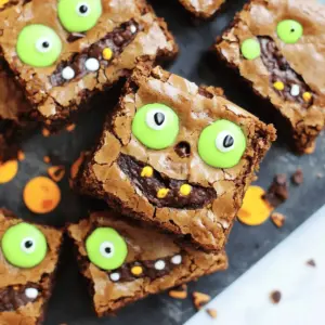 Halloween Monster Brownies