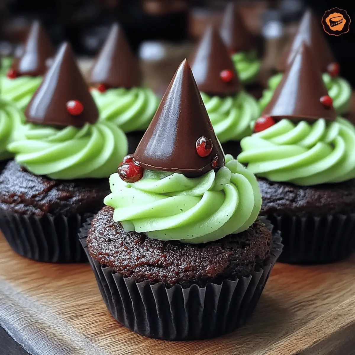 Wicked Witch Hat Brownies