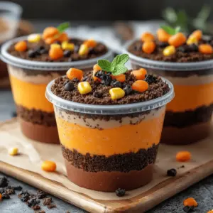Pumpkin Patch Dirt Cups