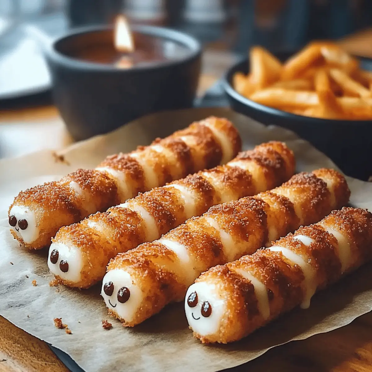 Mummy Mozzarella Sticks