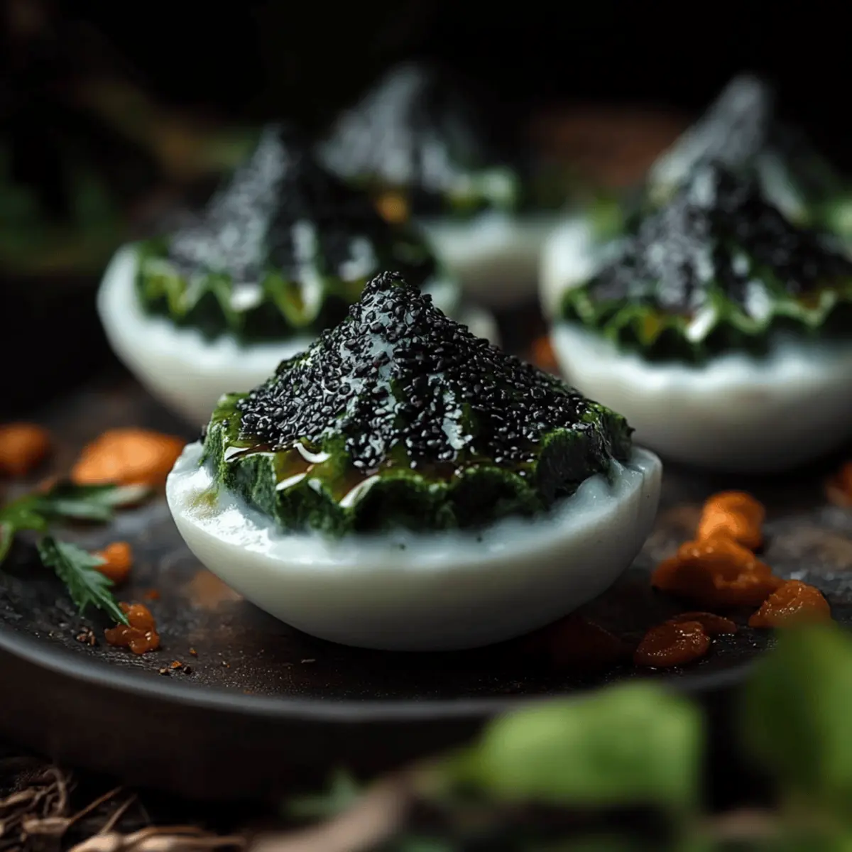 Halloween Deviled Eggs