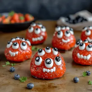 Strawberry Halloween Monsters