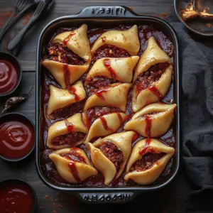 Zombie Guts Stuffed Shells