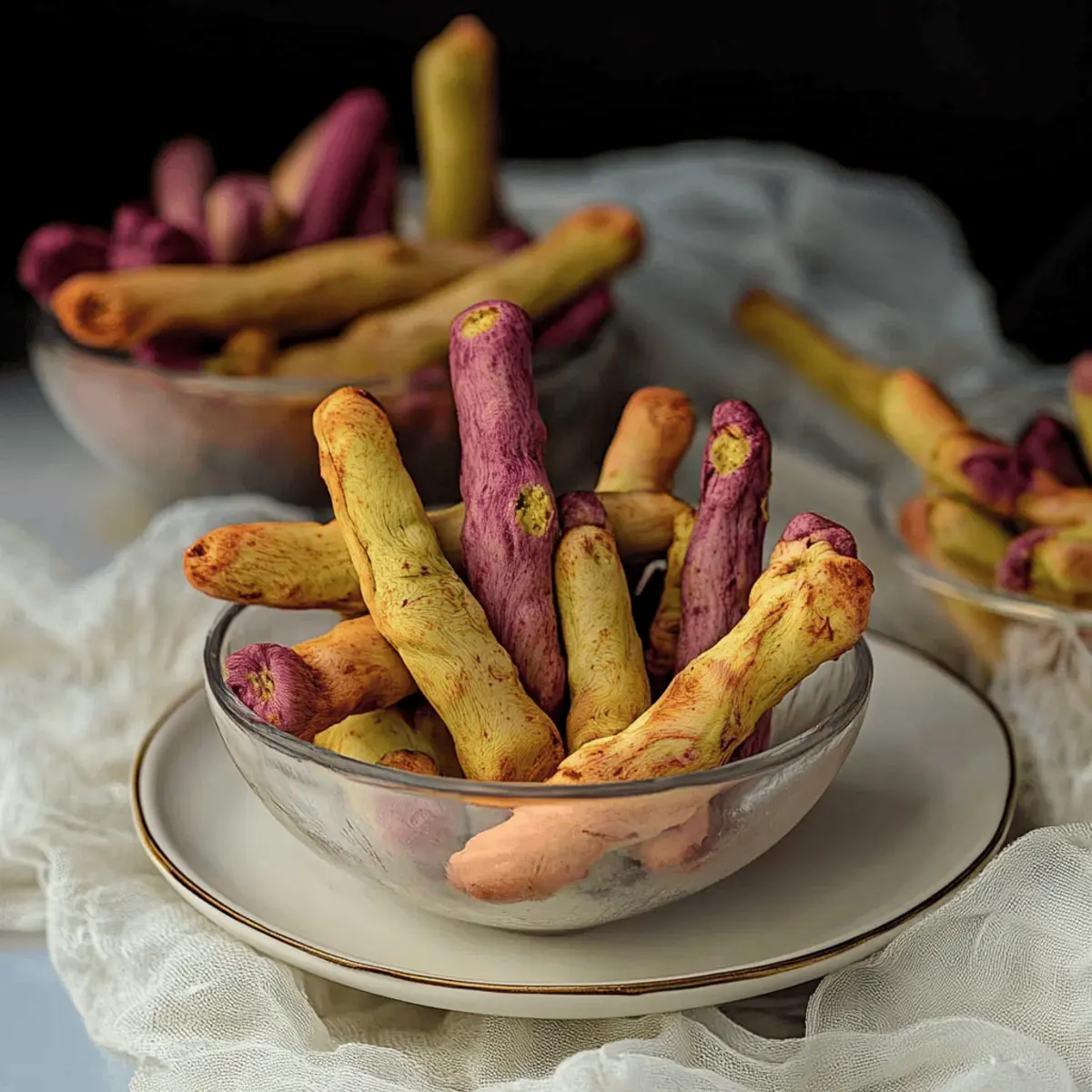 Creepy Witch Finger Cookies