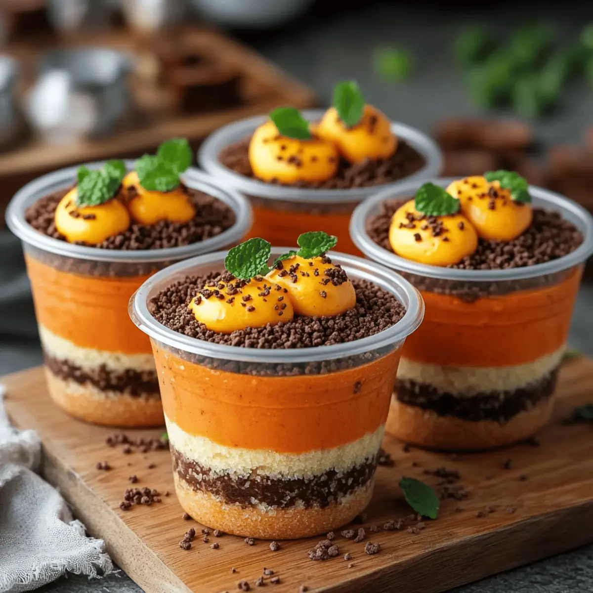 Pumpkin Patch Dirt Cups