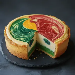 Hogwarts Houses Butterbeer Swirl Cheesecake