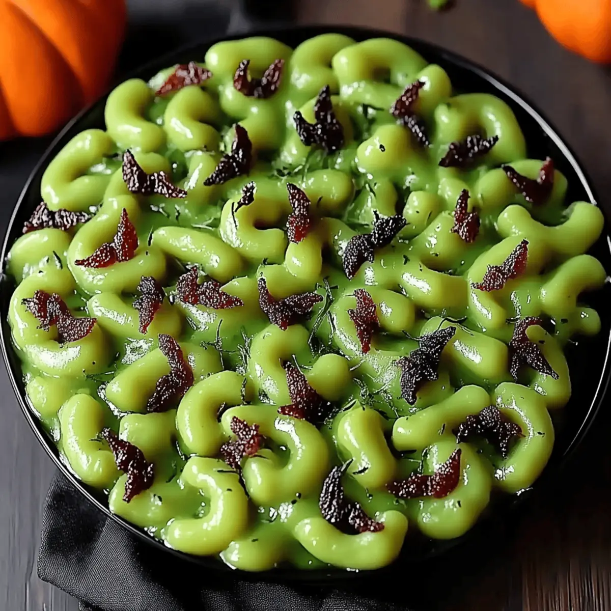 Halloween Monster Mac and Cheese