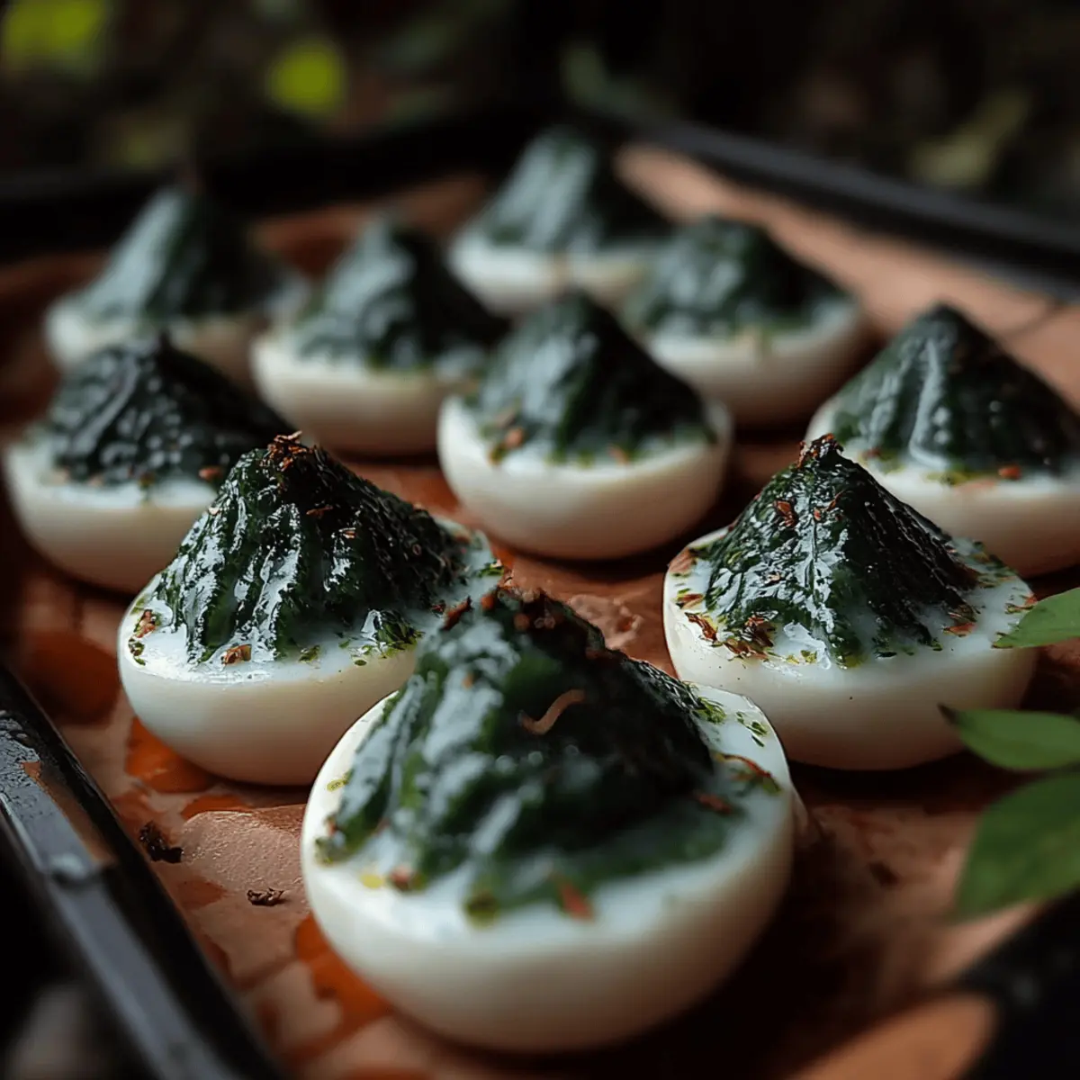 Halloween Deviled Eggs