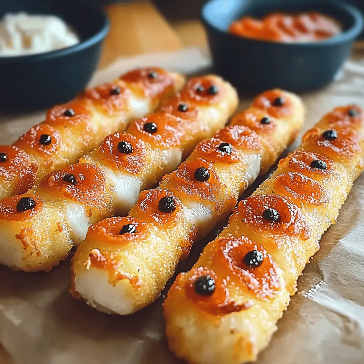 Mummy Mozzarella Sticks