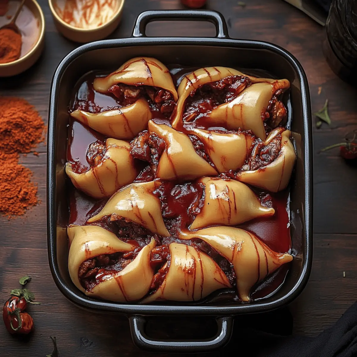 Zombie Guts Stuffed Shells