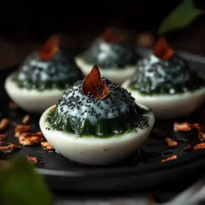 Halloween Deviled Eggs