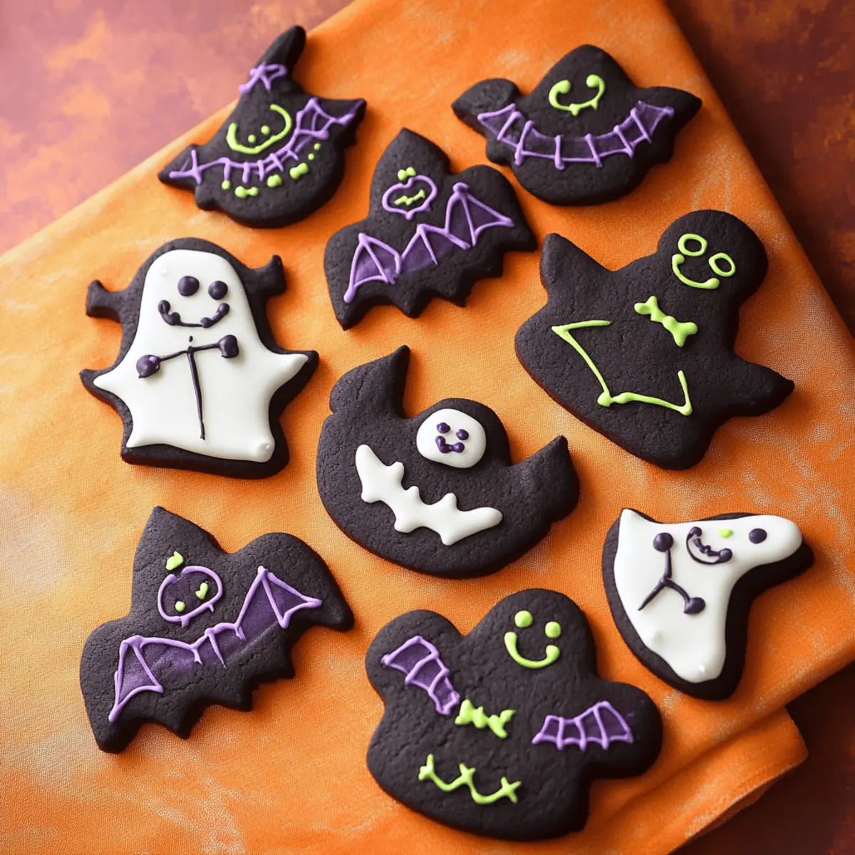 Halloween Decorated Cookies