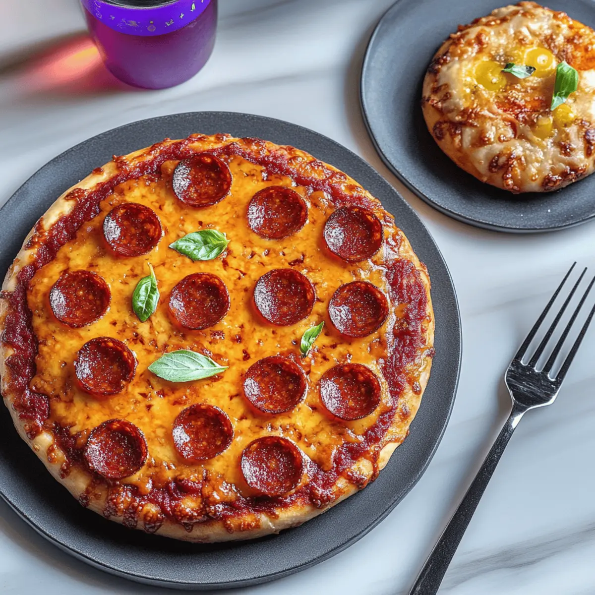 Jack-O-Lantern Halloween Pizza
