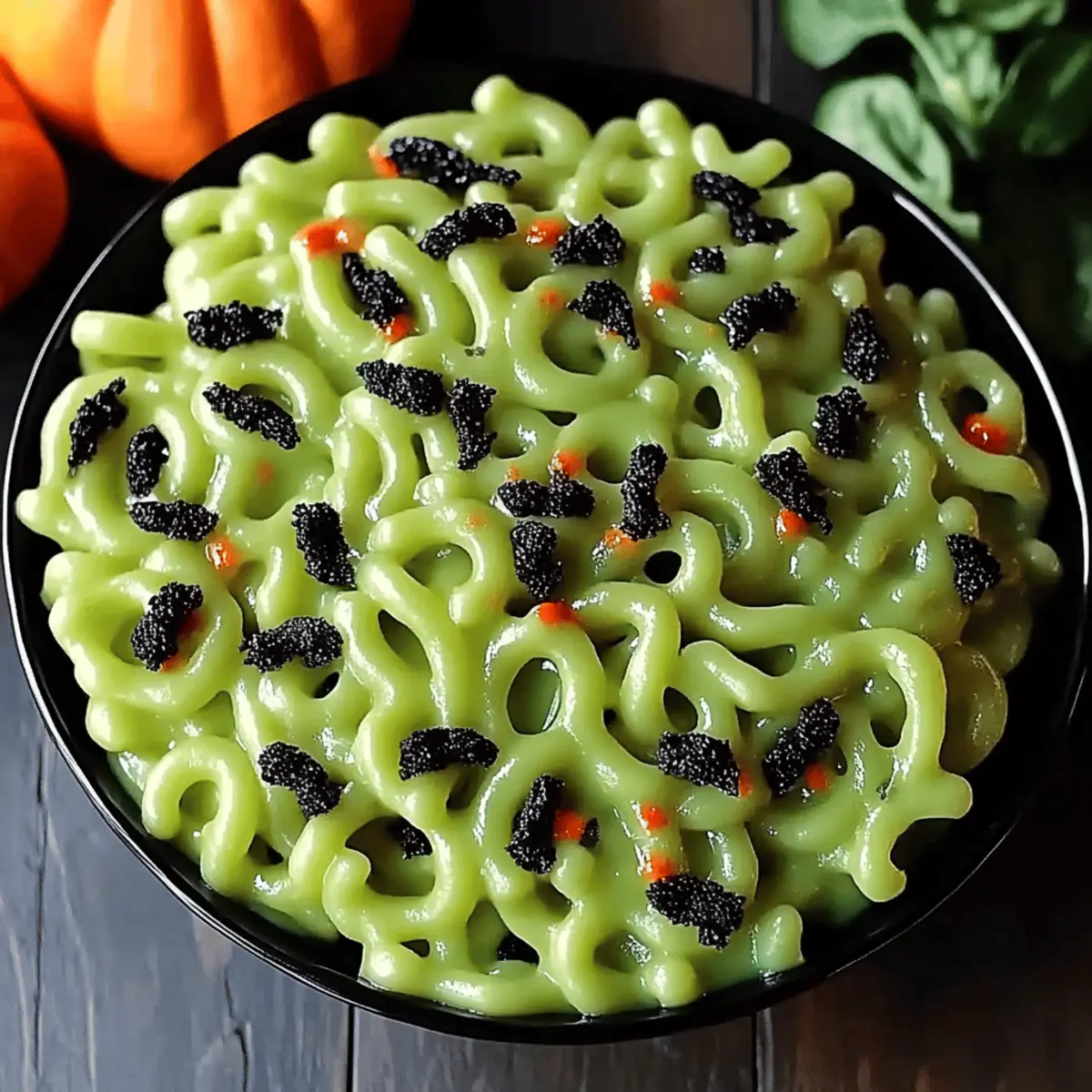 Halloween Monster Mac and Cheese