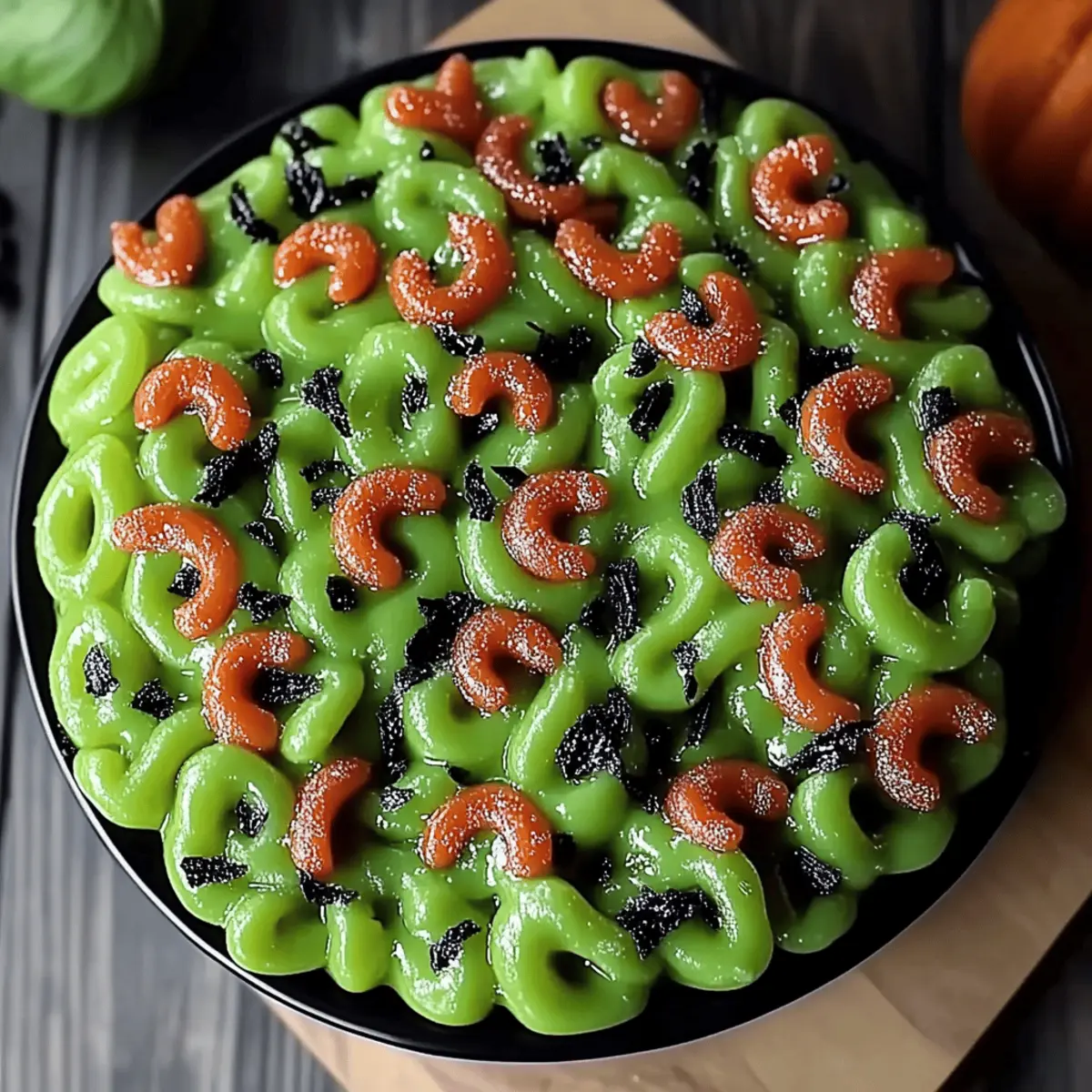 Halloween Monster Mac and Cheese