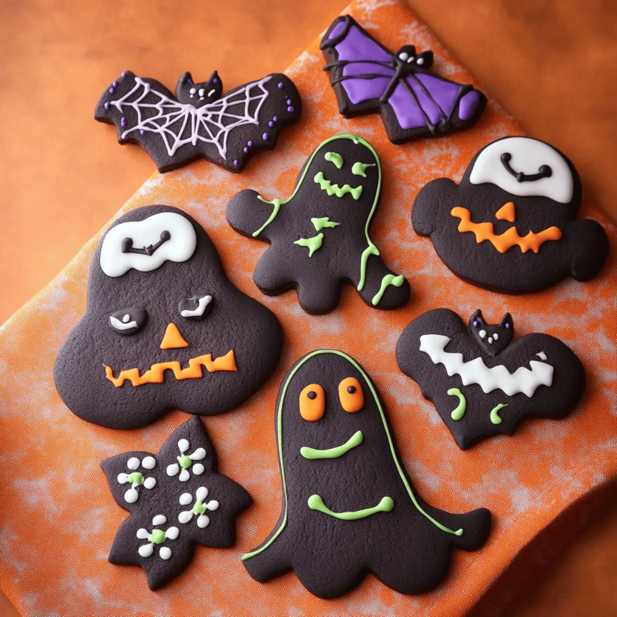 Halloween Decorated Cookies