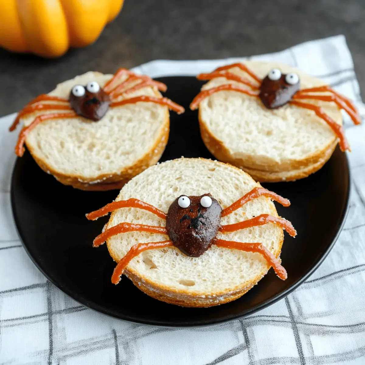 Spooky Spider Sandwiches