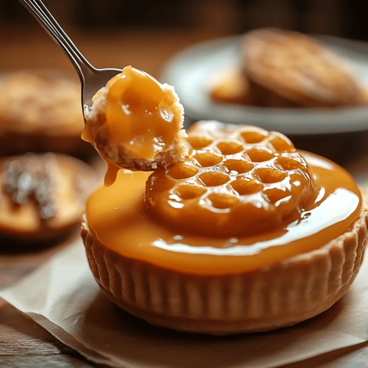 Hufflepuff Honeycomb Butterbeer Treats