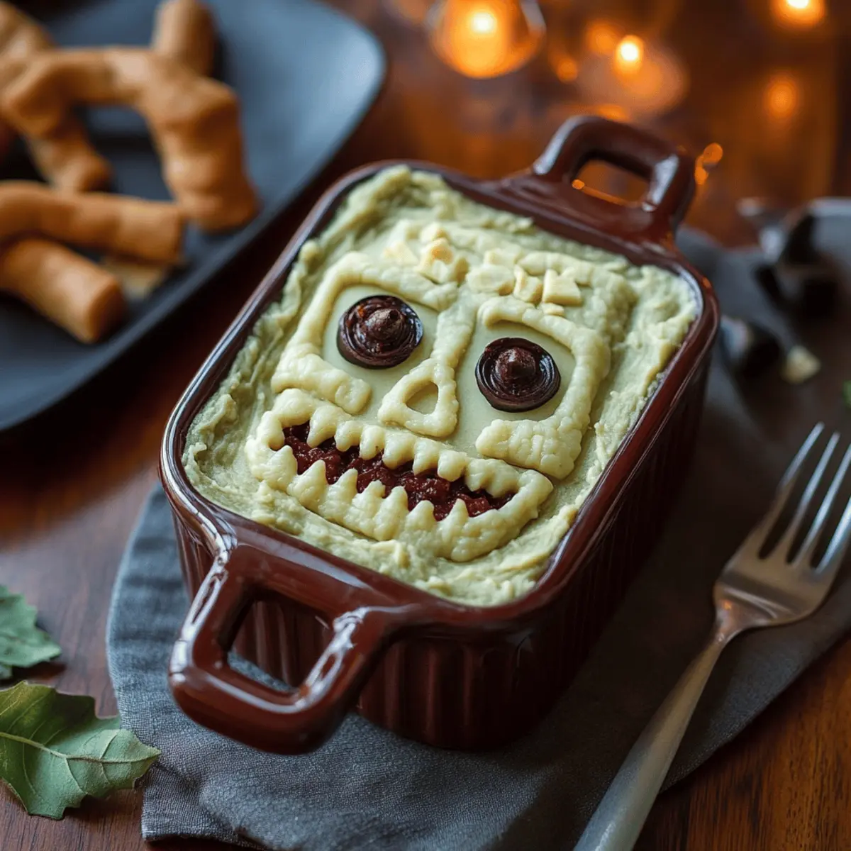 Franken-Spinach Monster Dip