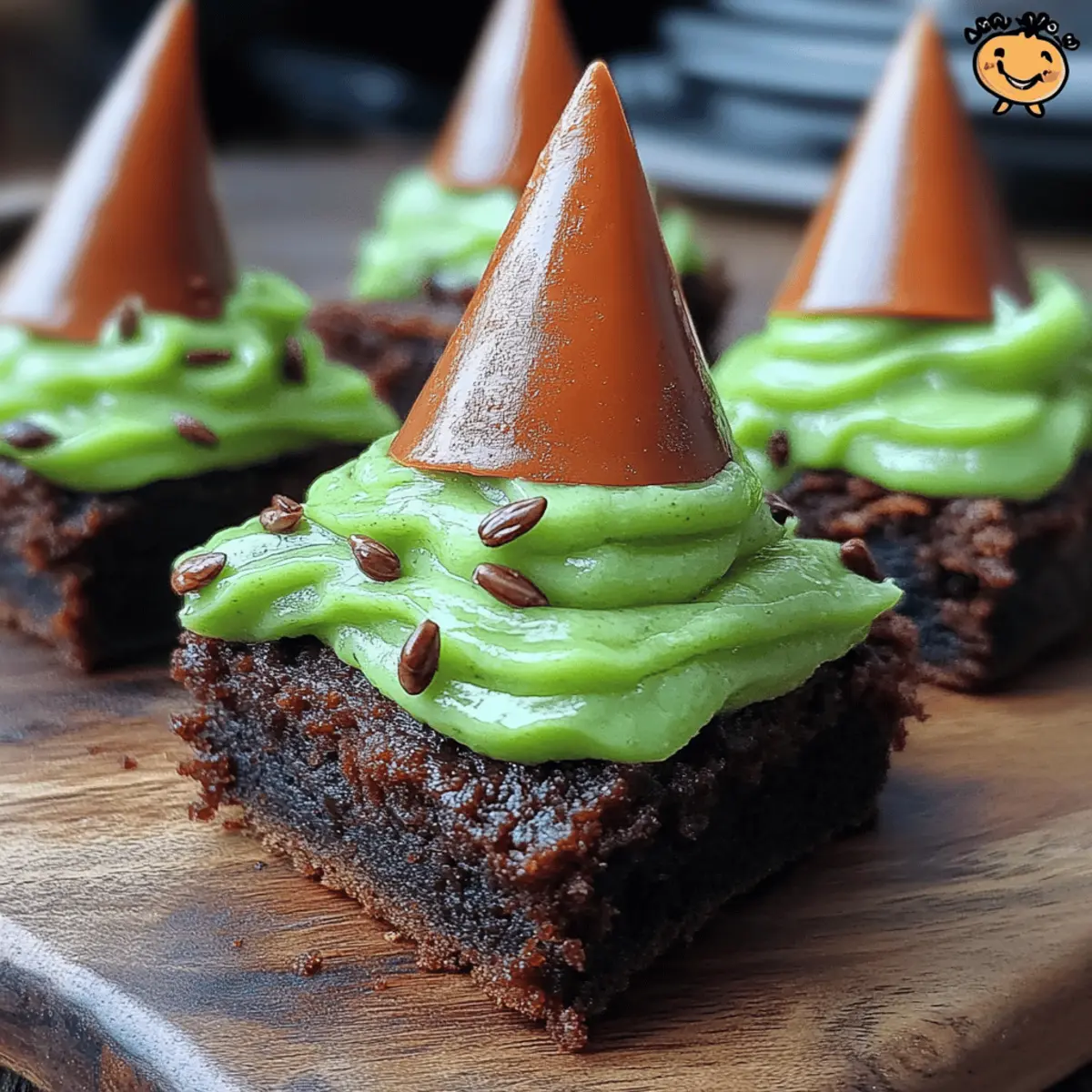Wicked Witch Hat Brownies