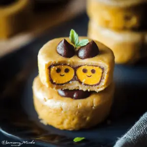 Mini Pumpkin Cheesecake Jack-O’-Lanterns