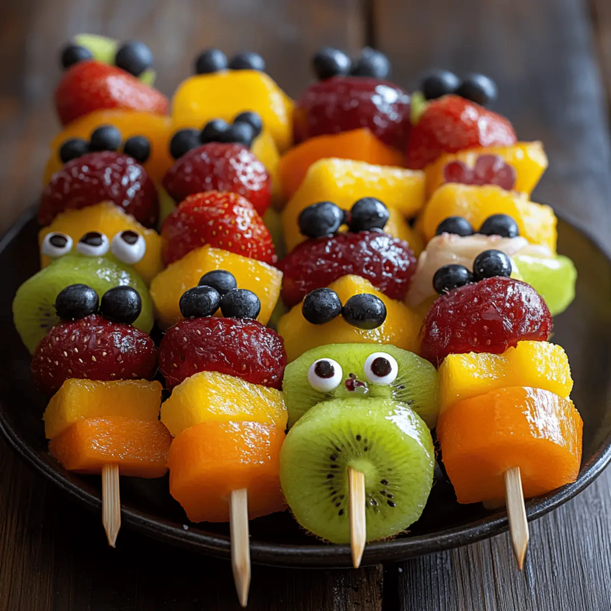 Monster Fruit Skewers