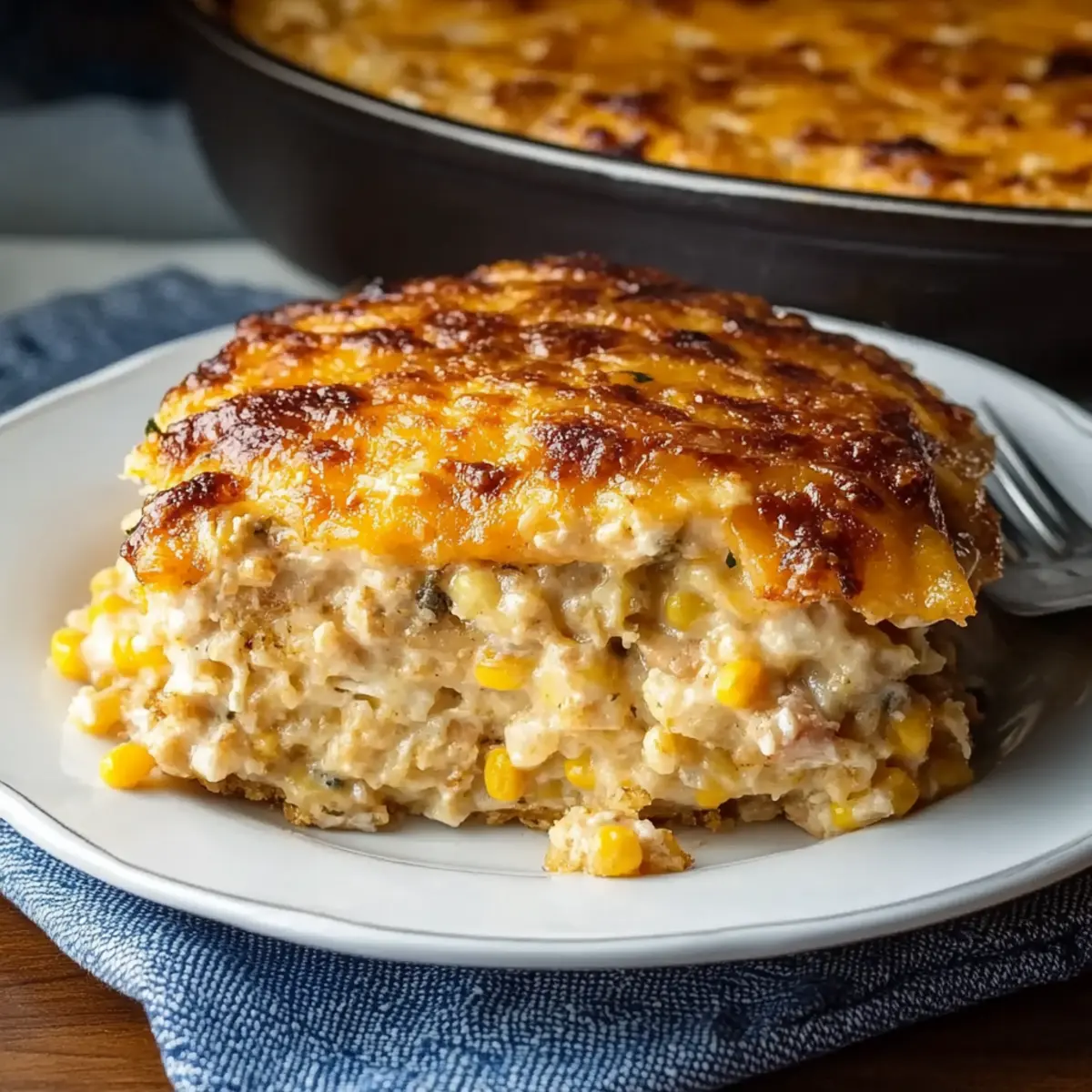 Amish Chicken Corn Casserole