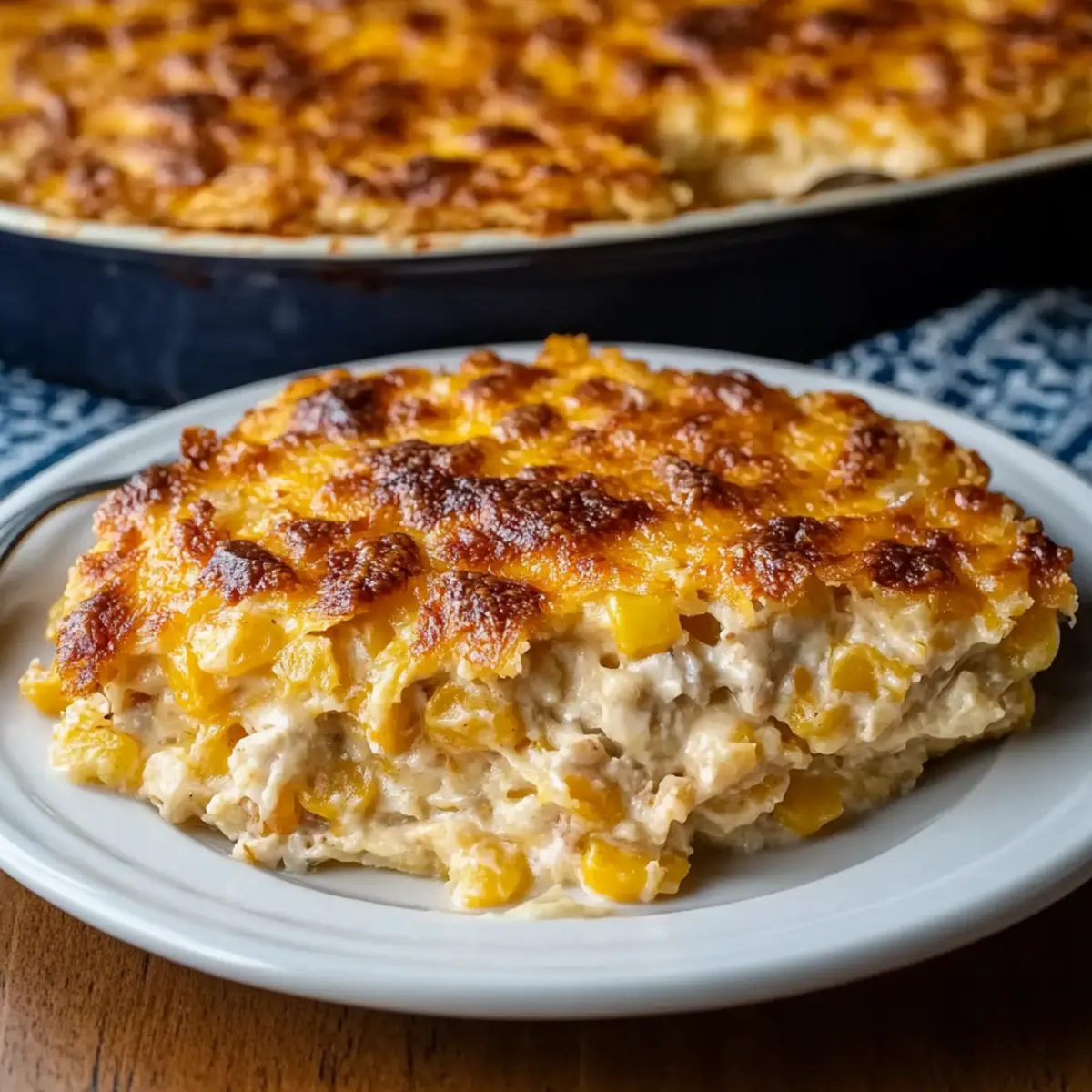 Amish Chicken Corn Casserole